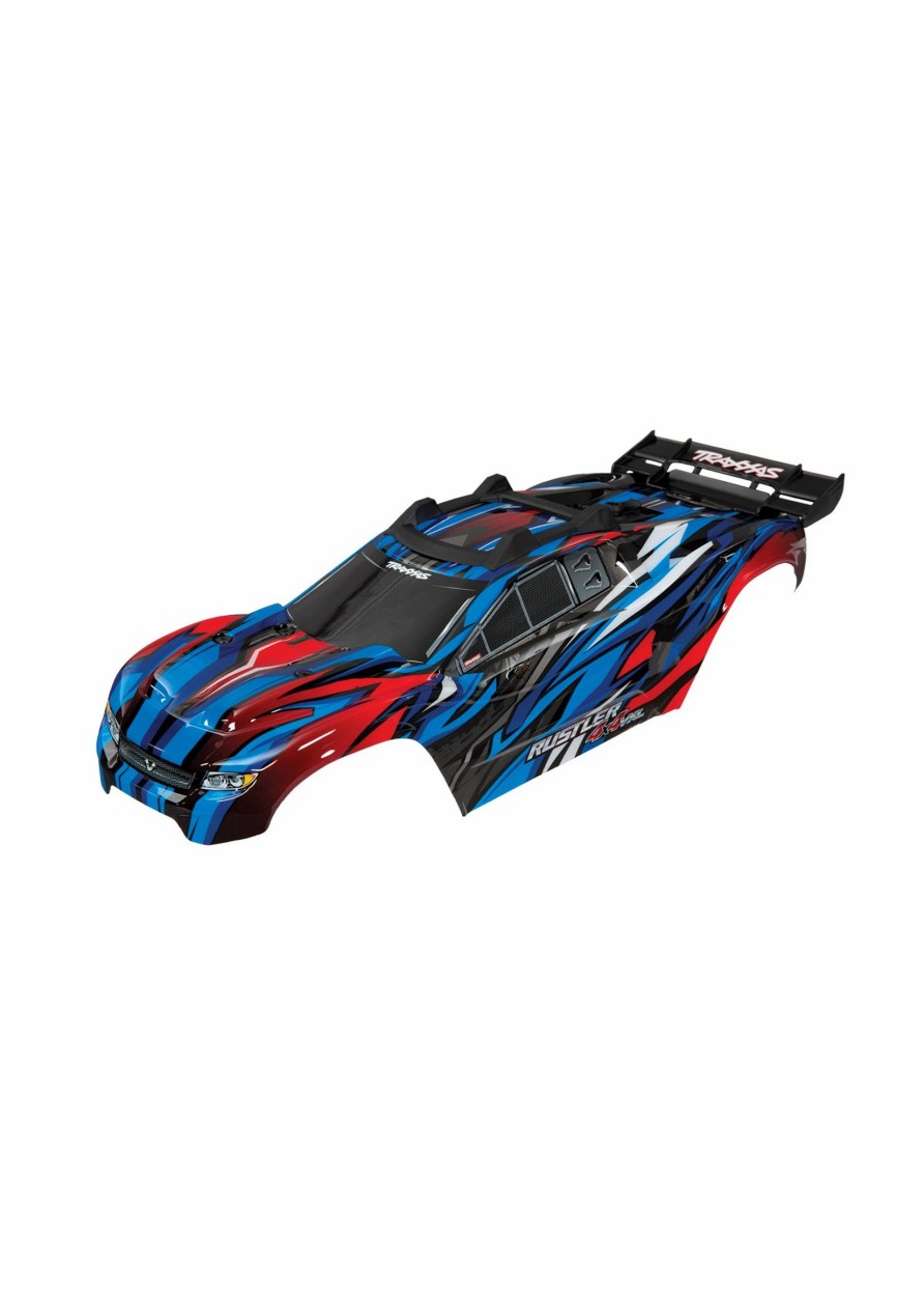 Cars & Trucks * | Traxxas 6717A Rustler 4 4 Vxl Body Blue