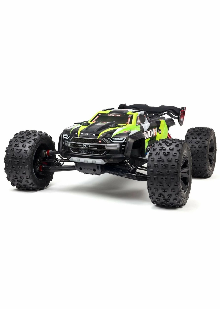 Cars & Trucks * | Arrma 1/5 Kraton 4X4 8S Blx Brushless Speed Monster Truck Rtr Green