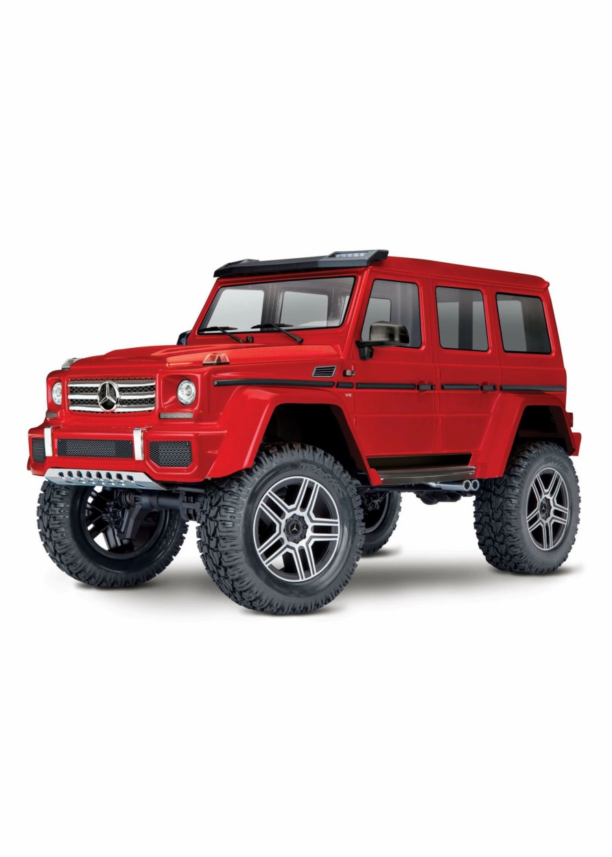 Cars & Trucks * | Traxxas 1/10 Trx-4 Mercedes-Benz G500 4X4 Rtr Scale And Trail Crawler Red