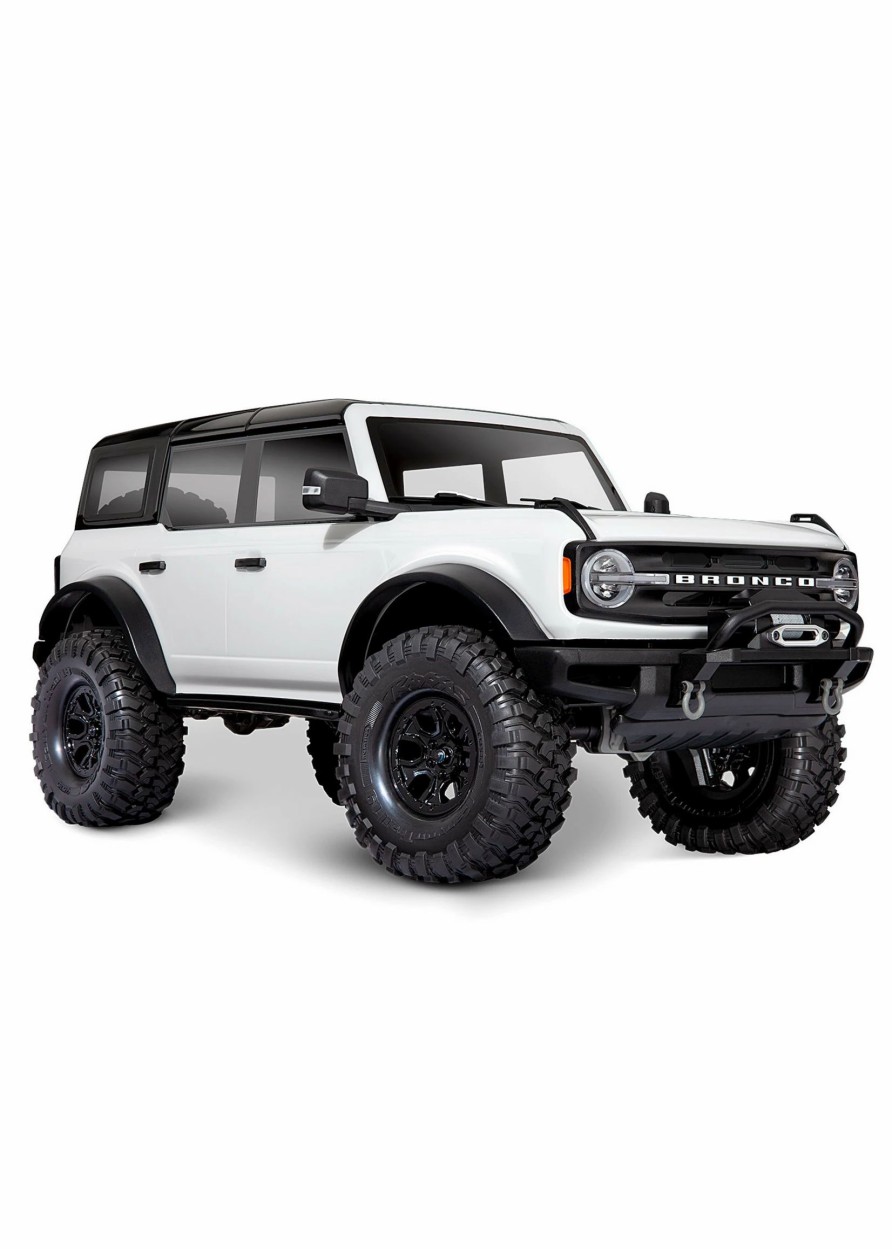 Cars & Trucks * | Traxxas 1/10 Trx-4 2021 Bronco Scale And Trail Crawler Rtr Oxford White