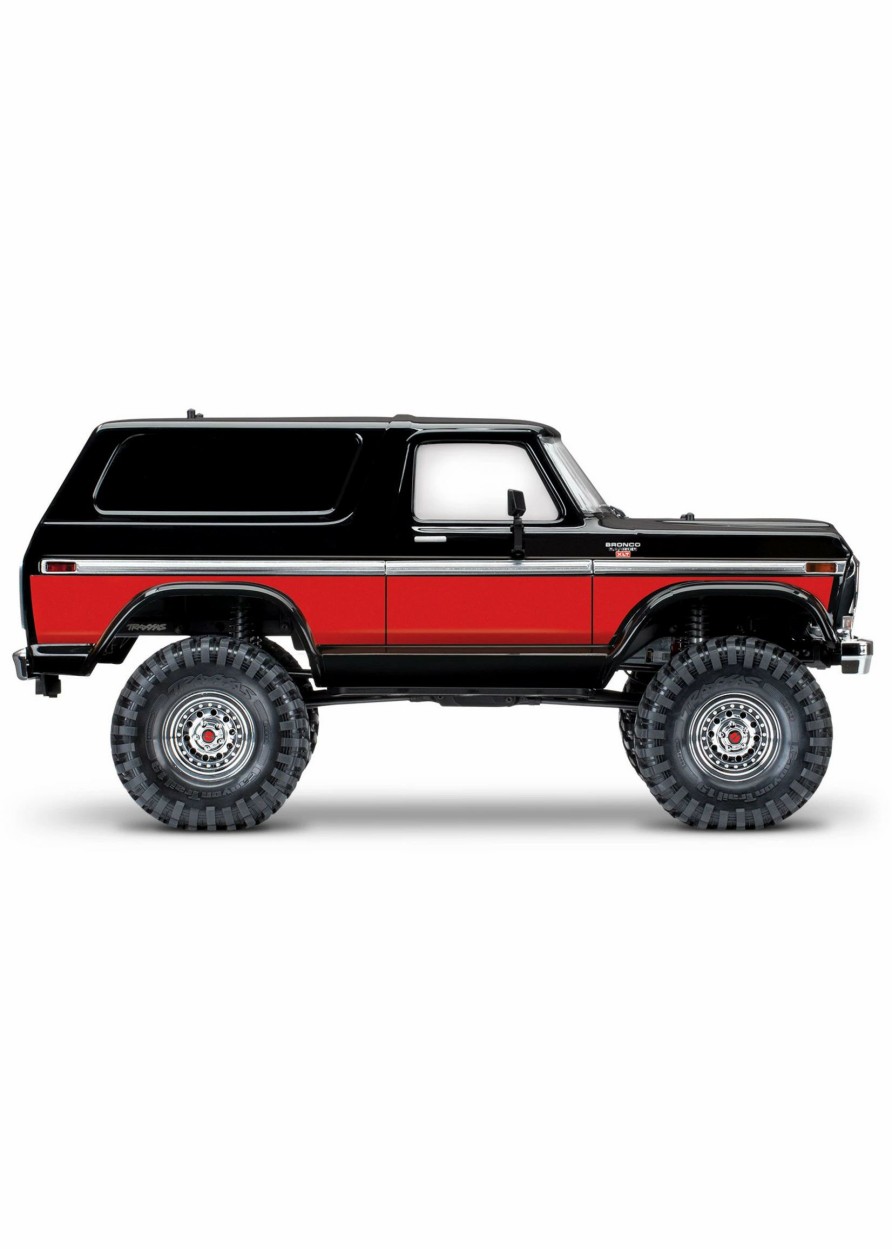 Cars & Trucks * | Traxxas 1/10 Trx-4 Trail Crawler Truck W/'79 Bronco Ranger Xlt Body Red