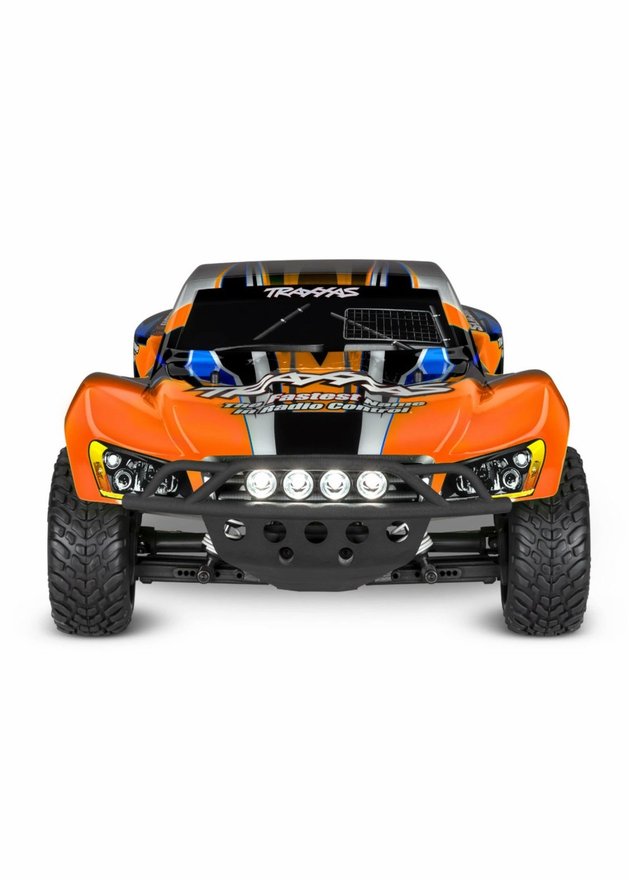 Cars & Trucks * | Traxxas 1/10 Slash 4X4 Rtr Brushed Sct With Led Lights Orange