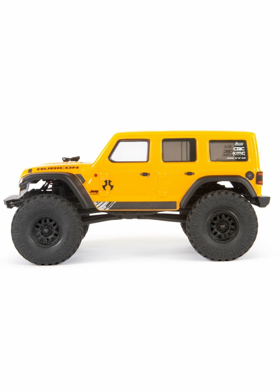 Cars & Trucks * | Axial Scx24 2019 Jeep Wrangler Jlu Crc 1/24 4Wd Rtr Yellow