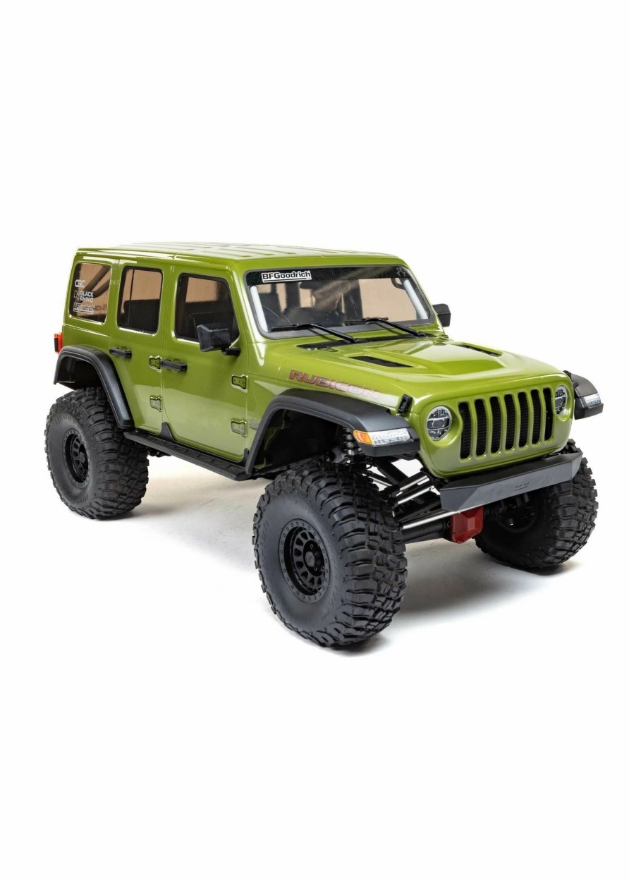 Cars & Trucks * | Axial 1/6 Scx6 Jeep Jlu Wrangler 4Wd Rock Crawler Rtr: Green