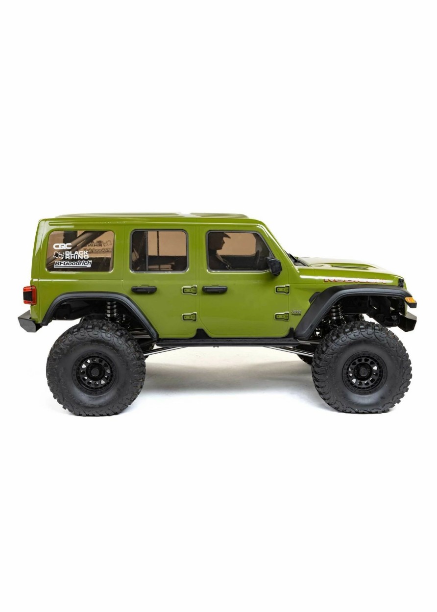 Cars & Trucks * | Axial 1/6 Scx6 Jeep Jlu Wrangler 4Wd Rock Crawler Rtr: Green