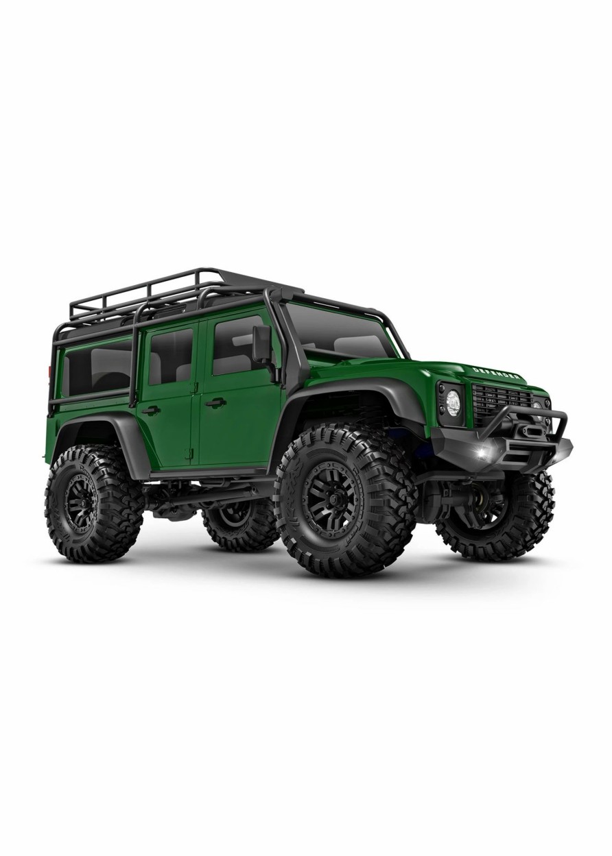 Cars & Trucks * | Traxxas 970541Grn 1/18 Rtr Scale And Trail Defender Green