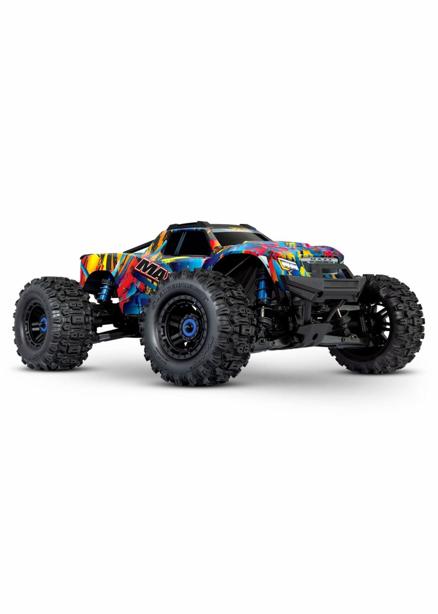 Cars & Trucks * | Traxxas 1/10 Maxx Rtr Monster Truck With Widemaxx Rock N' Roll