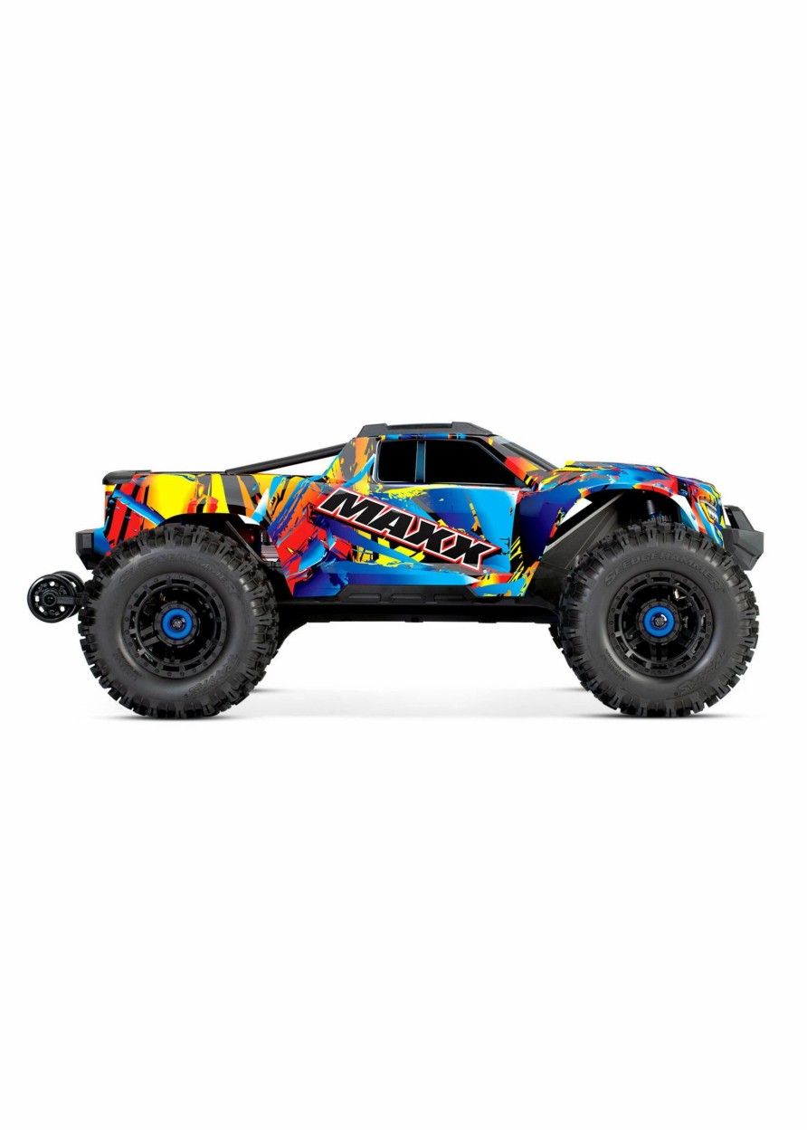 Cars & Trucks * | Traxxas 1/10 Maxx Rtr Monster Truck With Widemaxx Rock N' Roll