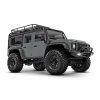 Cars & Trucks * | Traxxas 970541Slvr 1/18 Rtr Scale And Trail Defender Silver