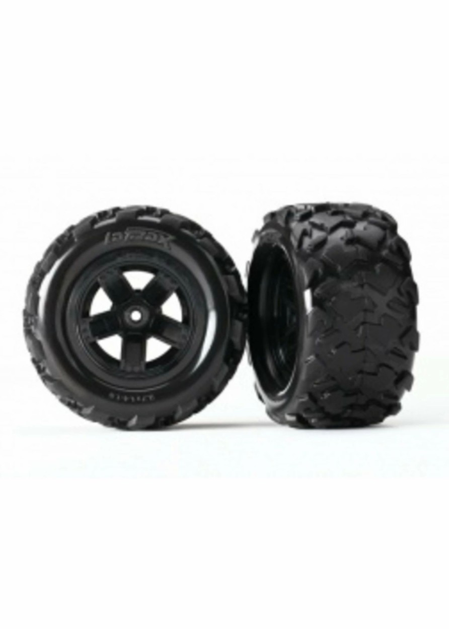 Cars & Trucks * | Traxxas 7672 Teton 5-Spoke Wheels / Teton Tires