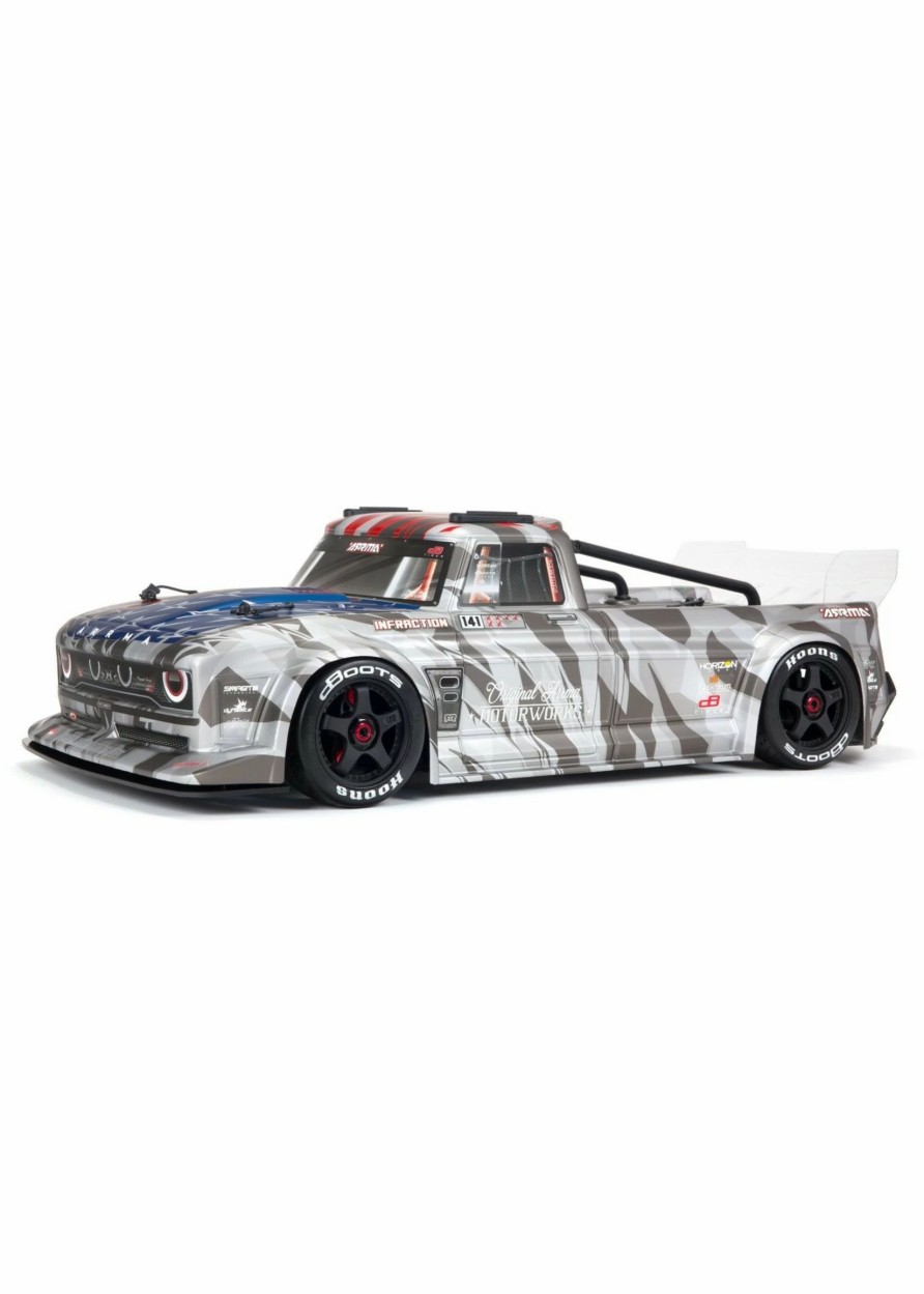 Cars & Trucks * | Arrma 1/7 Infraction 6S Blx All-Road Truck Rtr Silver