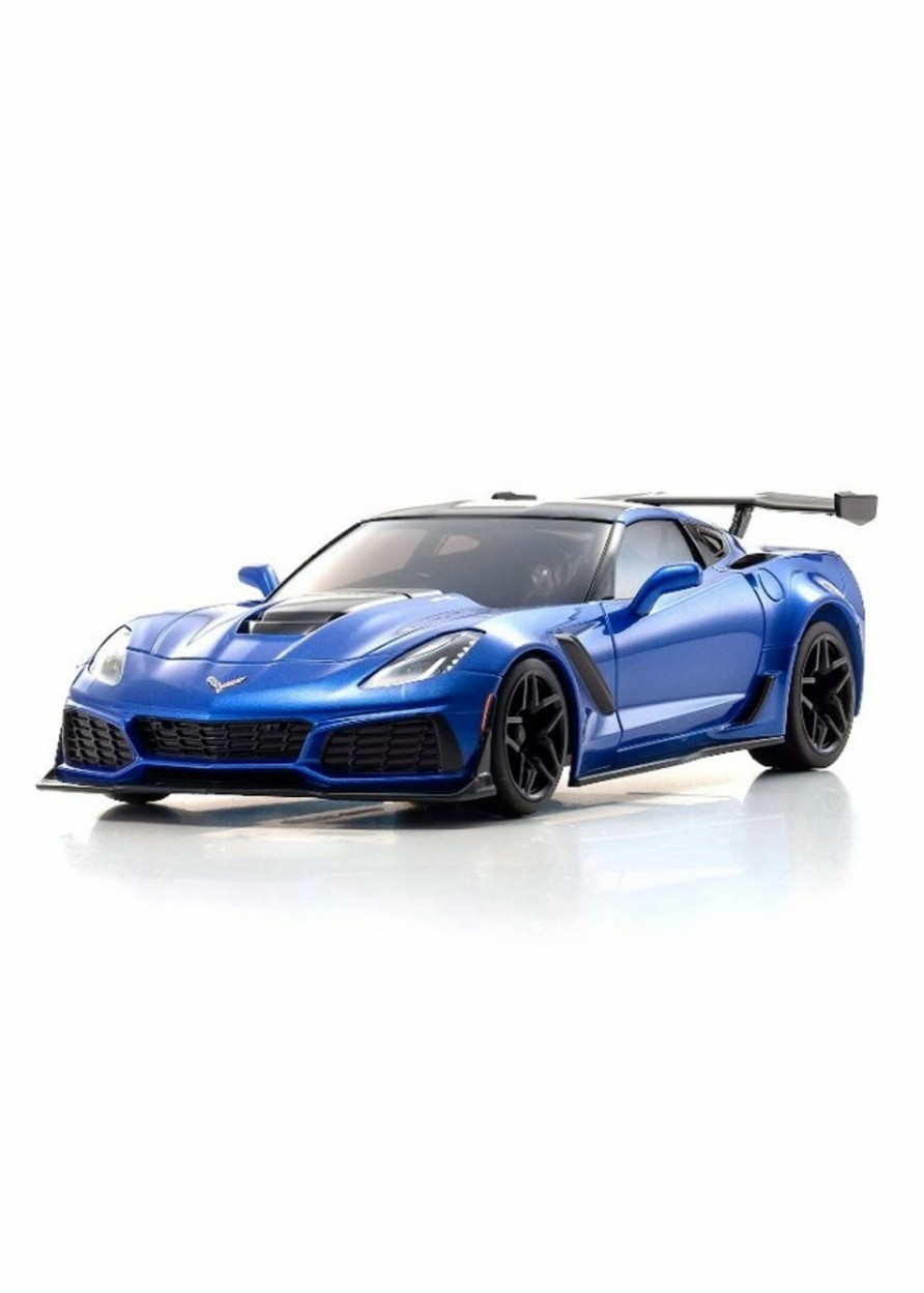 Cars & Trucks * | Kyosho 32334Bl Mini-Z Rwd Corvette Zr1 Blue With Led Readyset