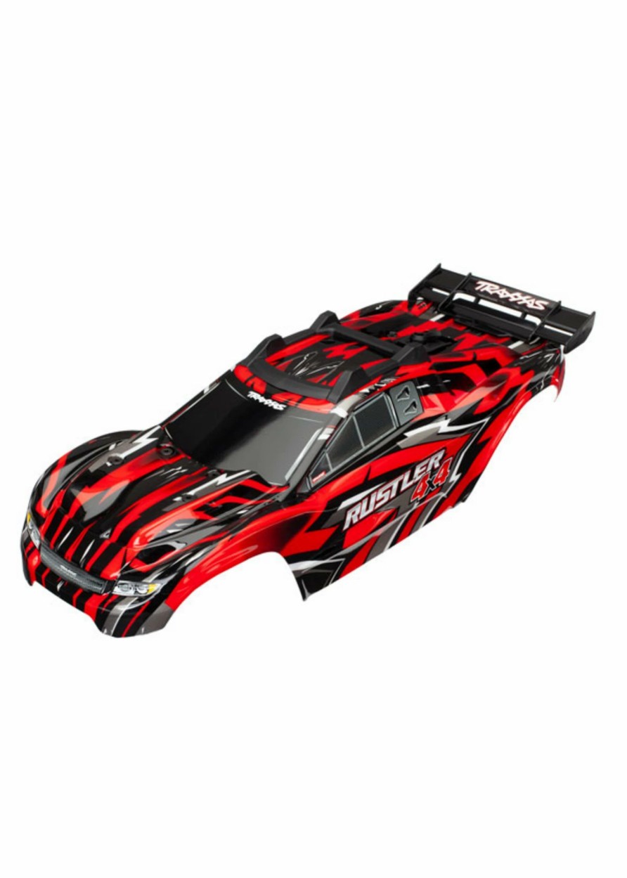 Cars & Trucks * | Traxxas 6718 Rustler 4 4 Body Red