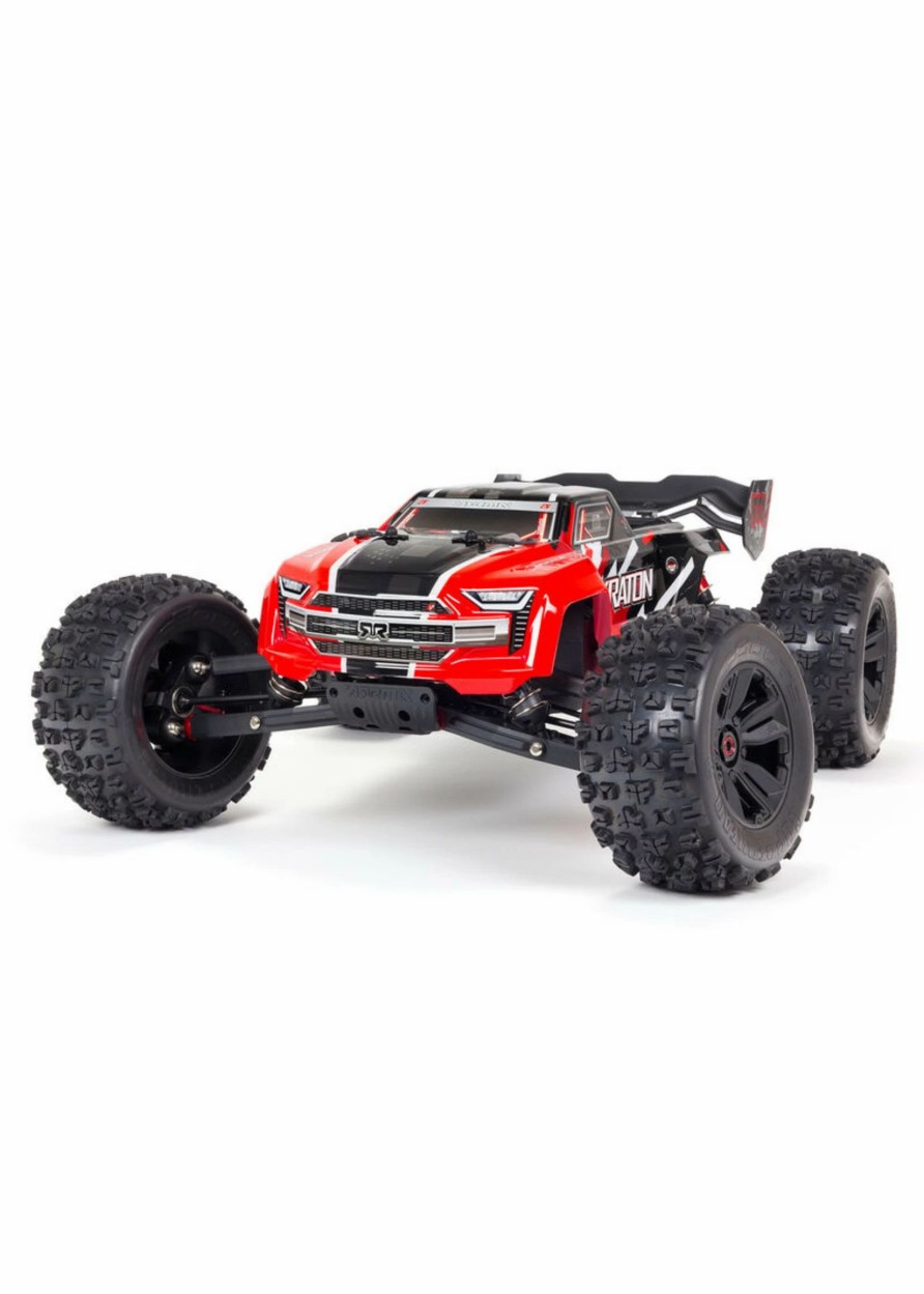 Cars & Trucks * | Arrma 1/8 Kraton 6S Blx 4Wd Brushless Speed Monster Truck With Spektrum Rtr Red V5