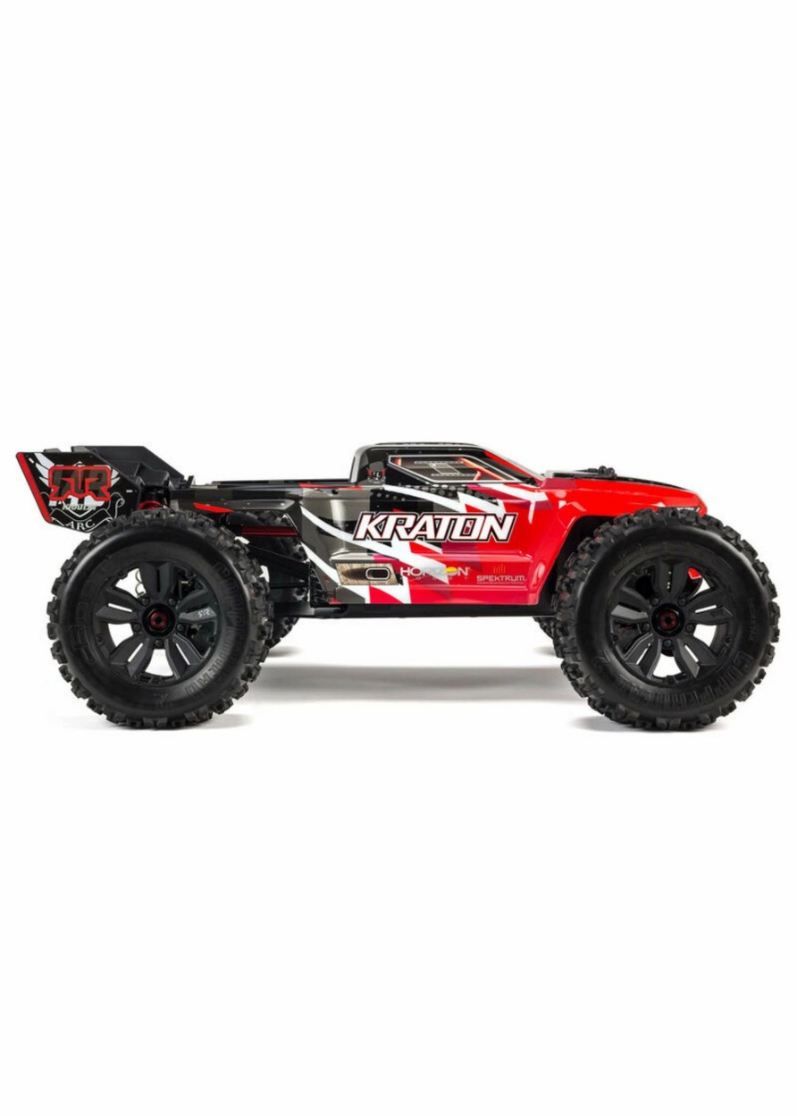 Cars & Trucks * | Arrma 1/8 Kraton 6S Blx 4Wd Brushless Speed Monster Truck With Spektrum Rtr Red V5