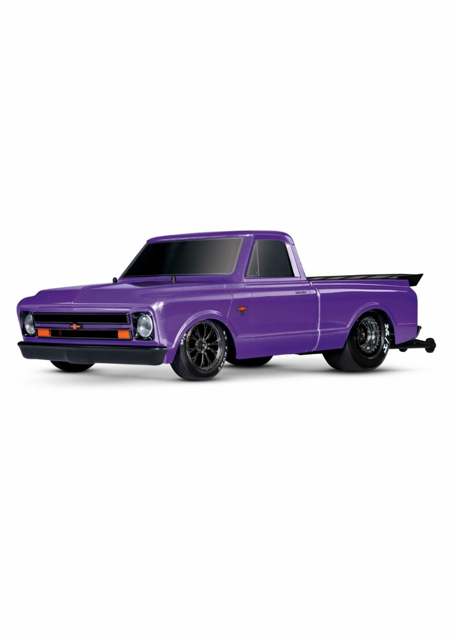 Cars & Trucks * | Traxxas 1/10 Drag Slash 2Wd Brushless Rtr Drag Truck Purple