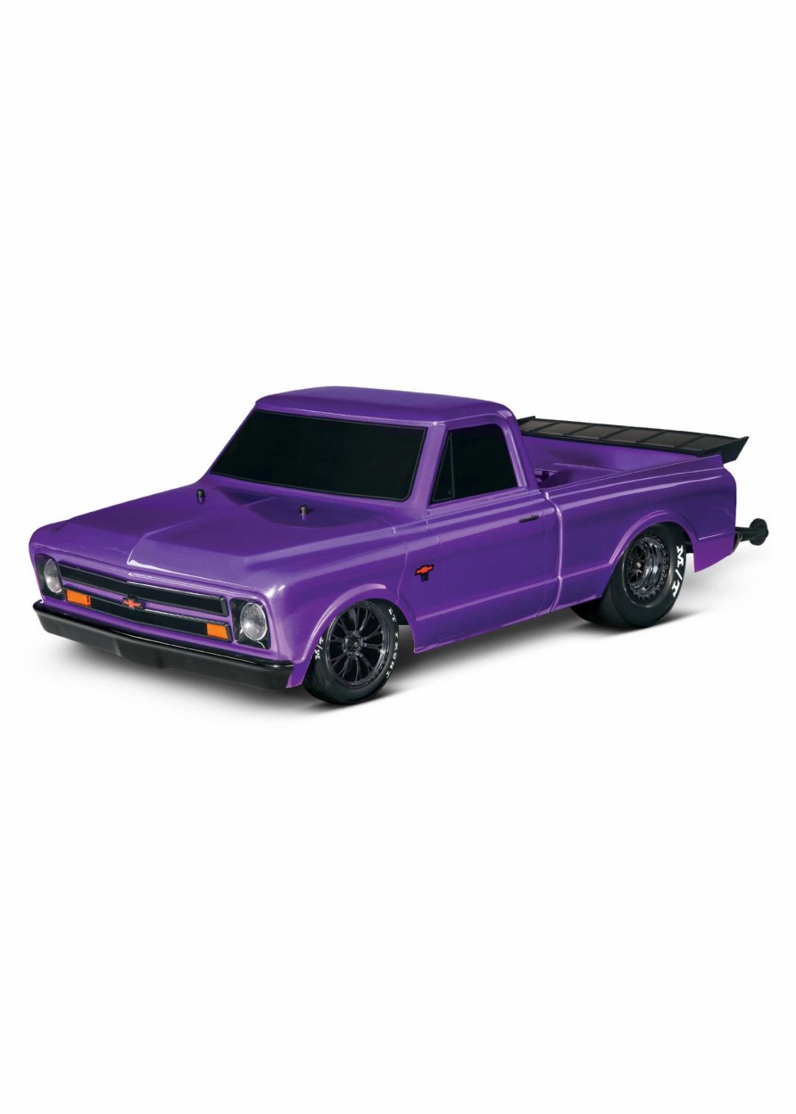 Cars & Trucks * | Traxxas 1/10 Drag Slash 2Wd Brushless Rtr Drag Truck Purple