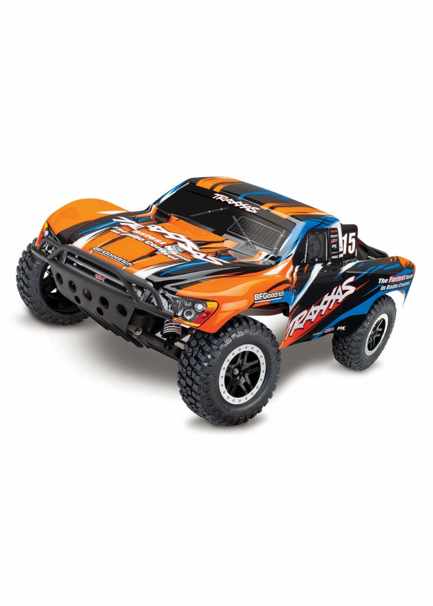 Cars & Trucks * | Traxxas 1/10 Slash Vxl Tsm 2Wd Brushless Rtr Short Course Truck Orange