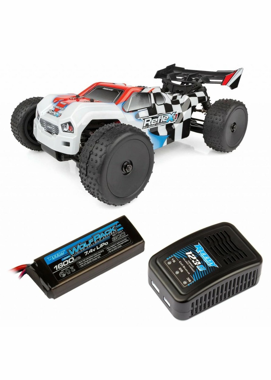 Cars & Trucks * | Associated Asc 20176C Reflex 14T Truggy Rtr (Lipo And Charger Included)