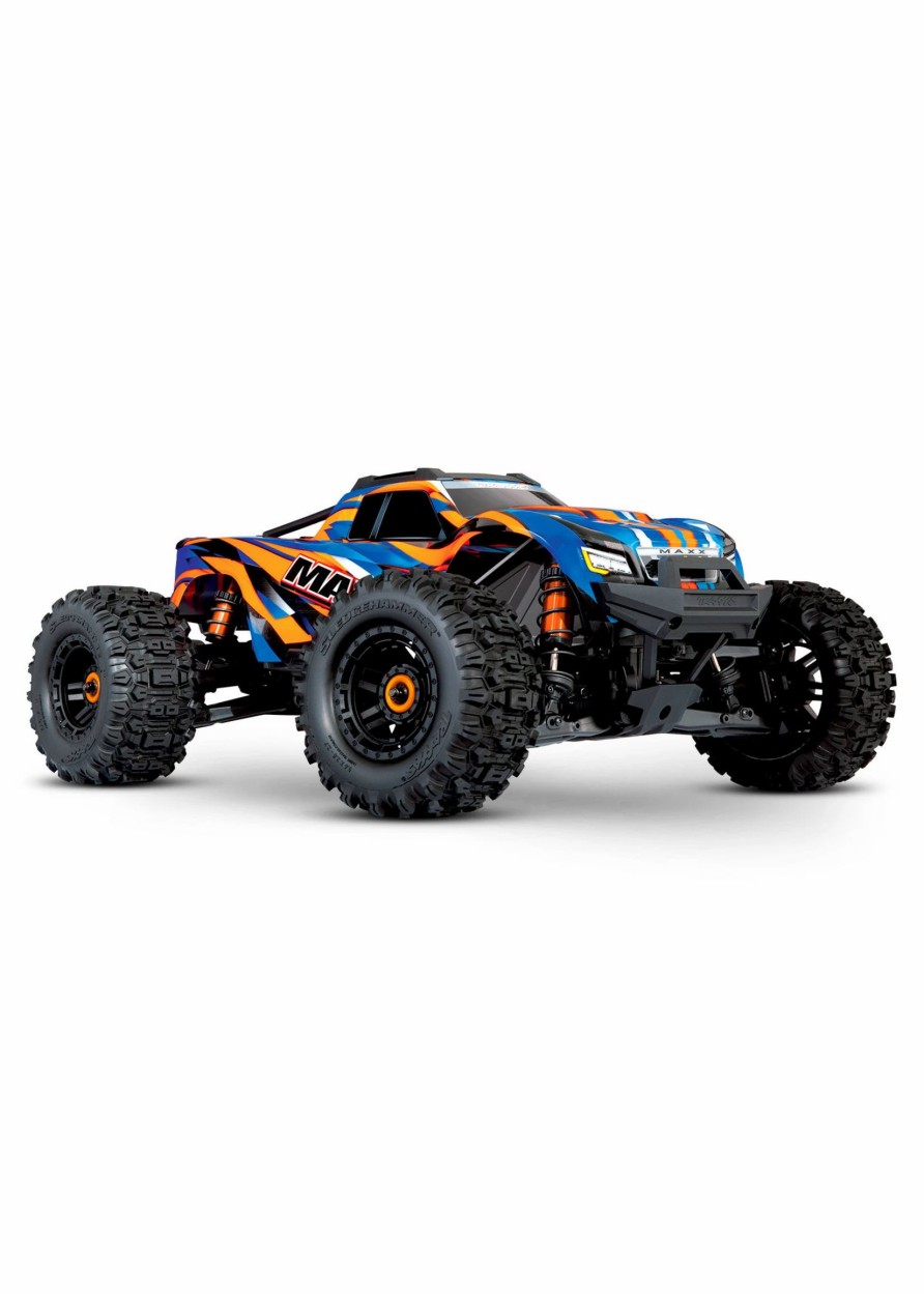 Cars & Trucks * | Traxxas 1/10 Maxx Rtr Monster Truck With Widemaxx Orange