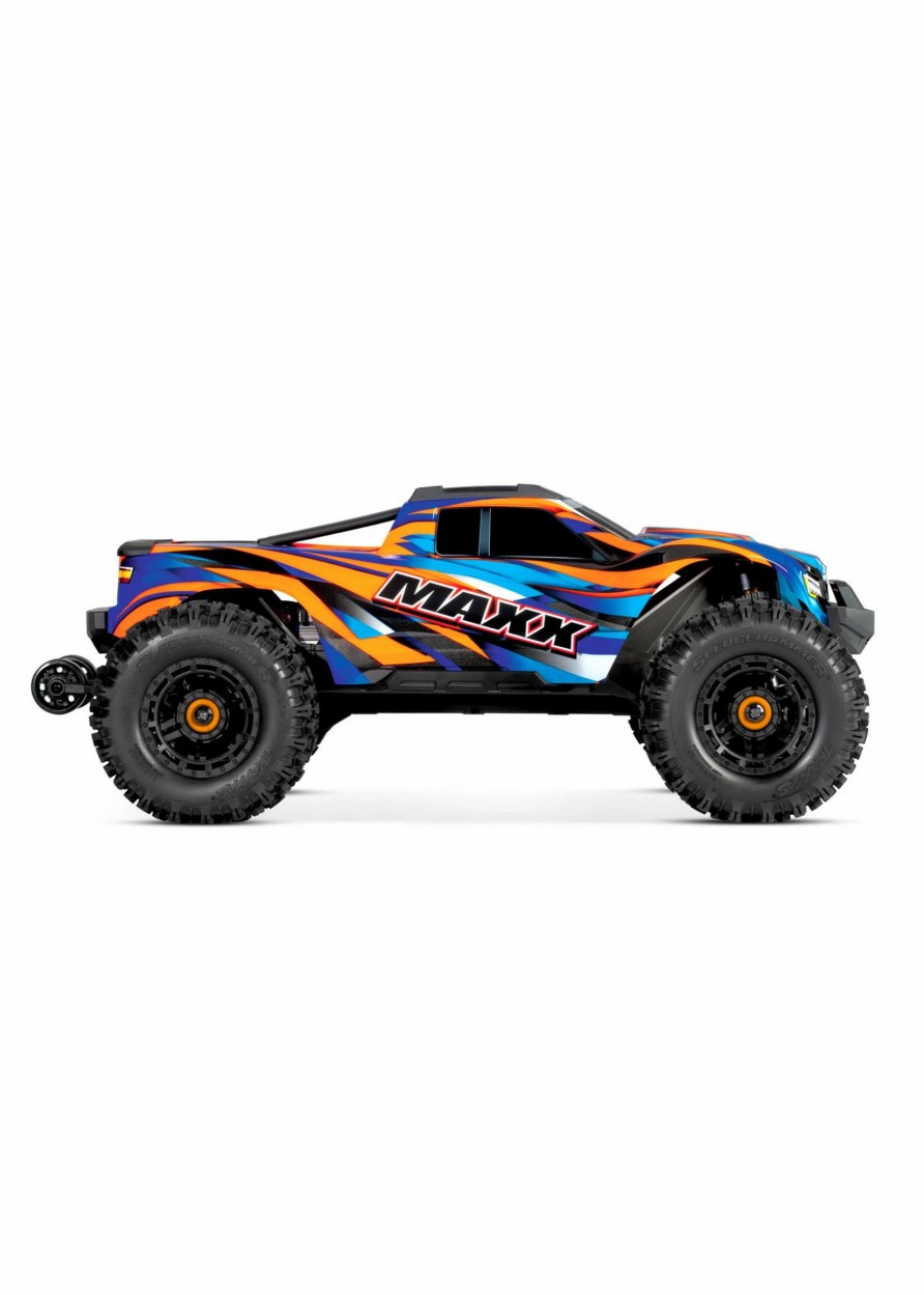 Cars & Trucks * | Traxxas 1/10 Maxx Rtr Monster Truck With Widemaxx Orange