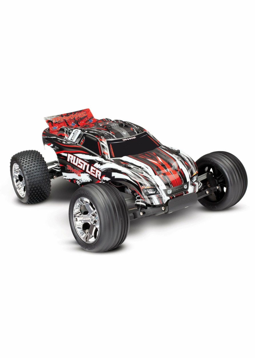 Cars & Trucks * | Traxxas 1/10 Rustler Xl-5 2Wd Rtr Stadium Truck Red