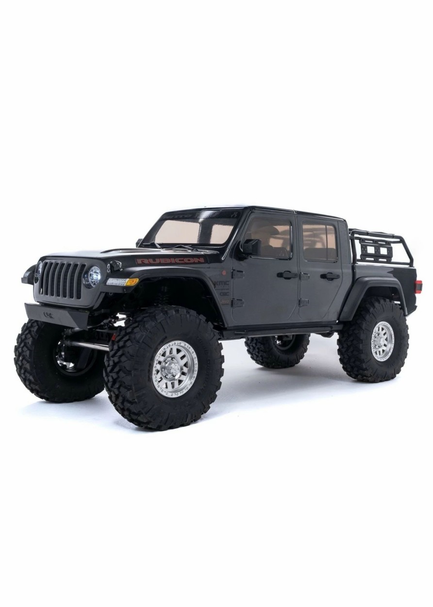 Cars & Trucks * | Axial 1/10 Scx10 Iii Jeep Jt Gladiator With Portals Rtr Grey