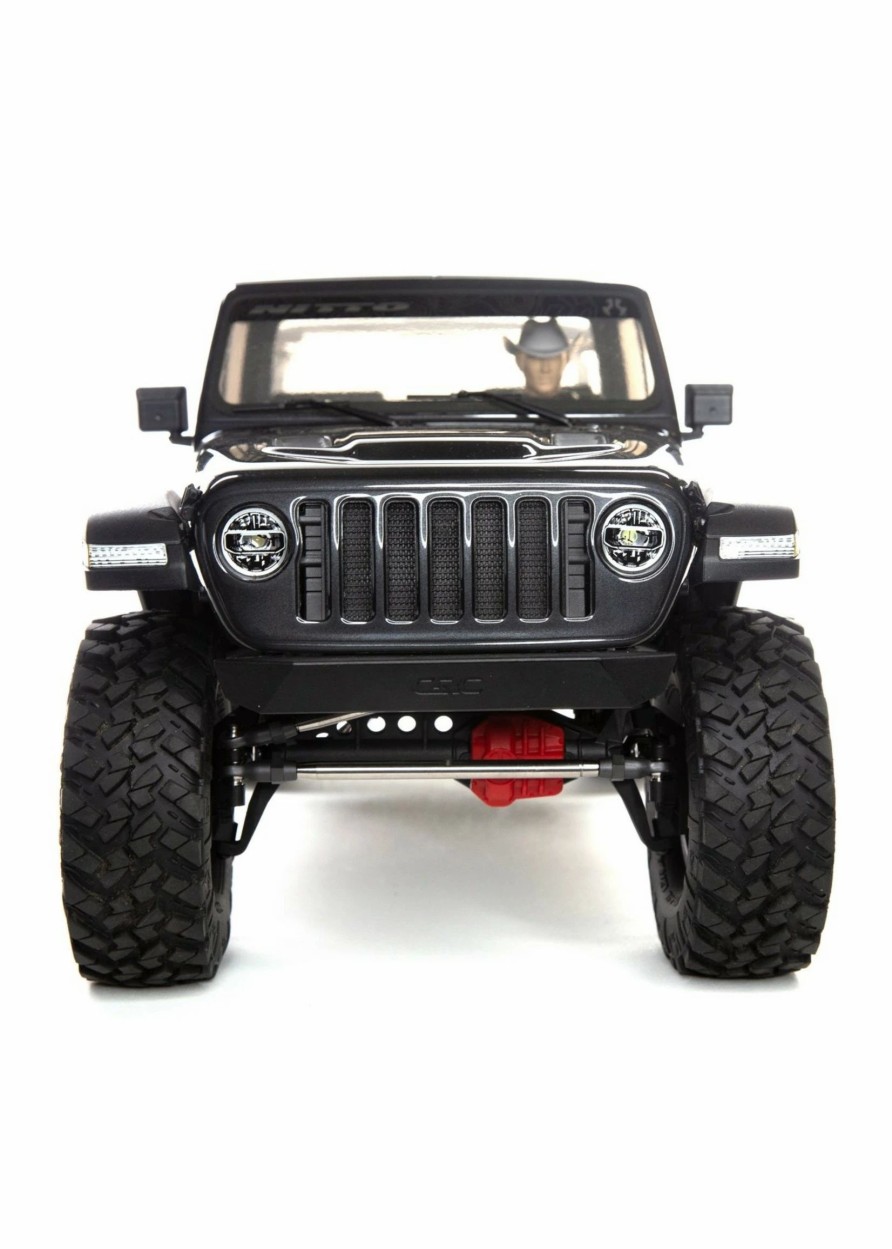 Cars & Trucks * | Axial 1/10 Scx10 Iii Jeep Jt Gladiator With Portals Rtr Grey