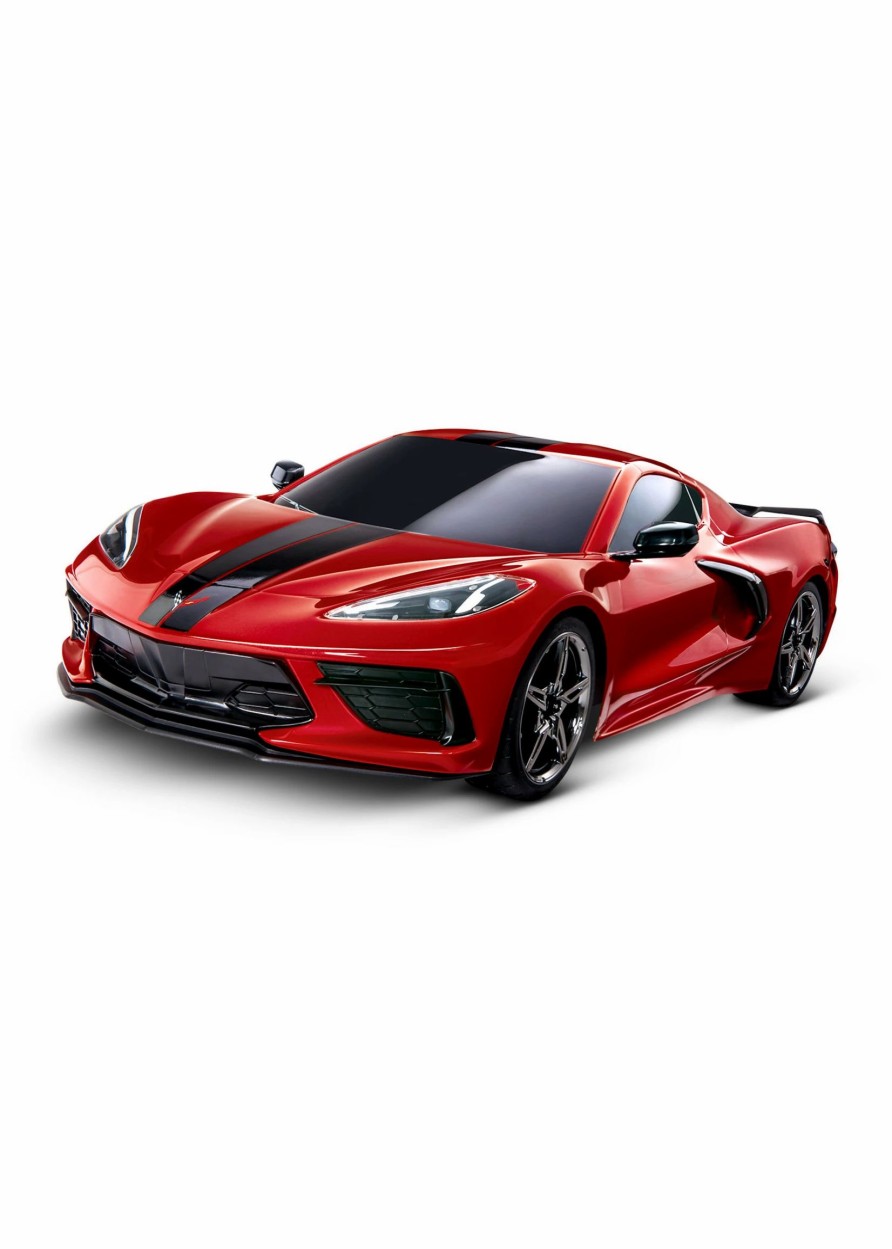 Cars & Trucks * | Traxxas 1/10 4-Tec 3.0 C8 Corvette Stingray Awd Rtr Supercar Red