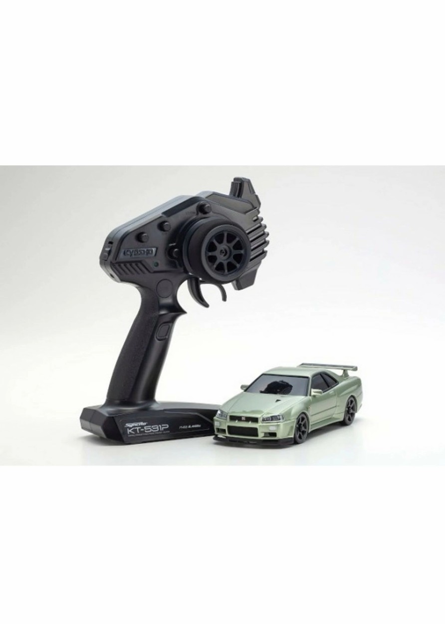 Cars & Trucks * | Kyosho 32624Mj Mini-Z Awd Skyline Gt-R R34 V.Spec Ii Nur Millennium Jade Readyset