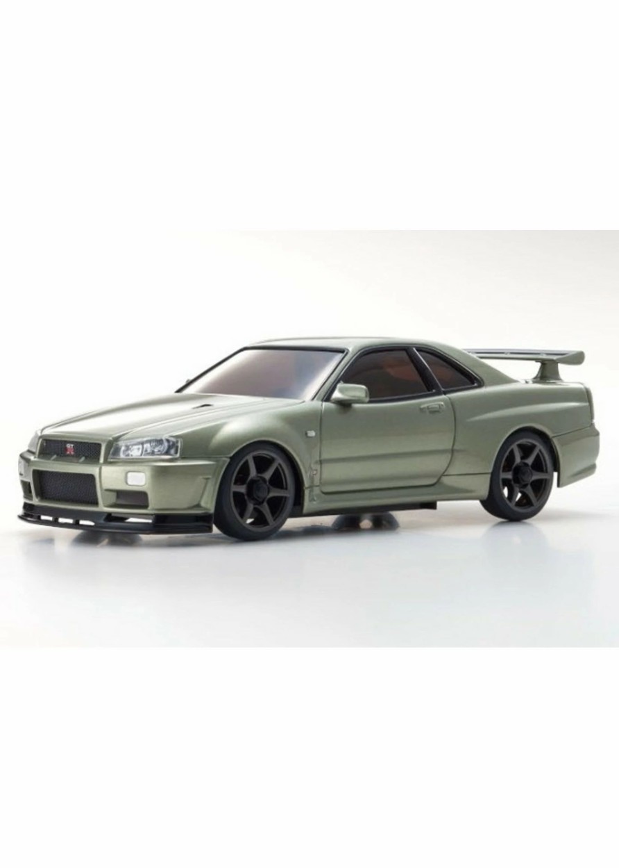 Cars & Trucks * | Kyosho 32624Mj Mini-Z Awd Skyline Gt-R R34 V.Spec Ii Nur Millennium Jade Readyset