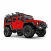 Cars & Trucks * | Traxxas 970541Red 1/18 Rtr Scale And Trail Defender Red