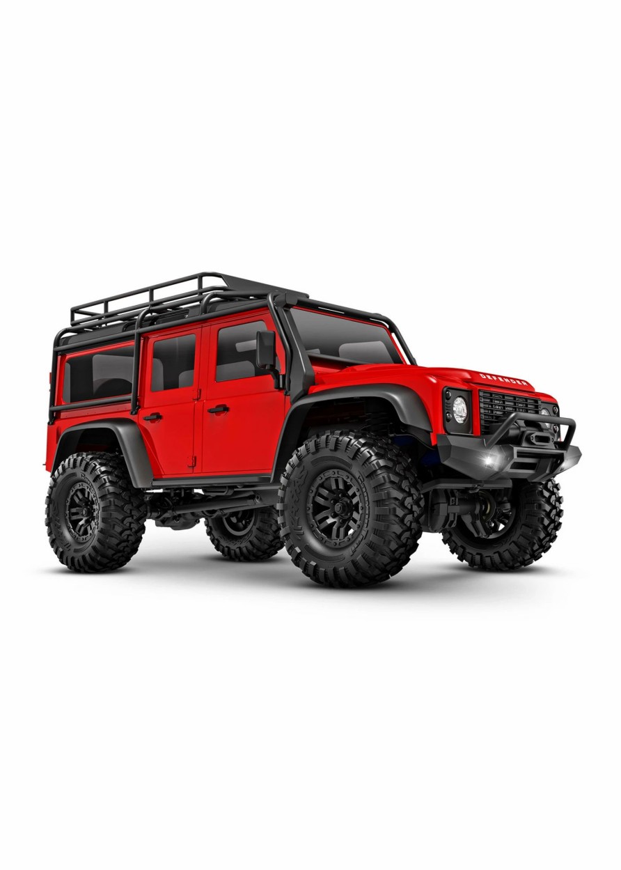 Cars & Trucks * | Traxxas 970541Red 1/18 Rtr Scale And Trail Defender Red