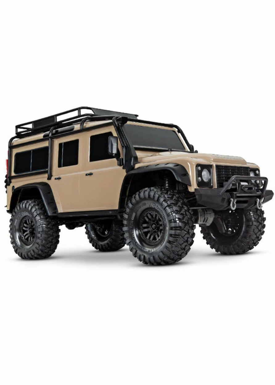 Cars & Trucks * | Traxxas 1/10 Trx-4 Defender Rtr Scale And Trail Crawler Sand