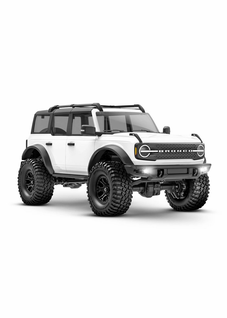 Cars & Trucks * | Traxxas 970741Wht 1/18 Rtr Scale And Trail Bronco White