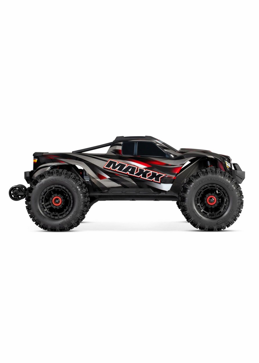 Cars & Trucks * | Traxxas 1/10 Maxx Rtr Monster Truck With Widemaxx Red