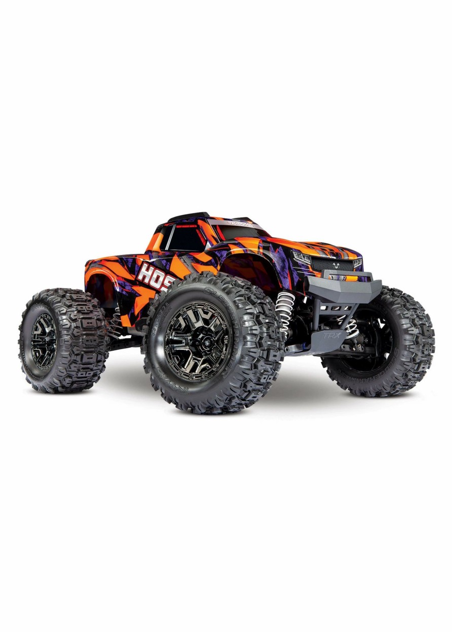 Cars & Trucks * | Traxxas 1/10 Hoss 4X4 Vxl Rtr Monster Truck Orange