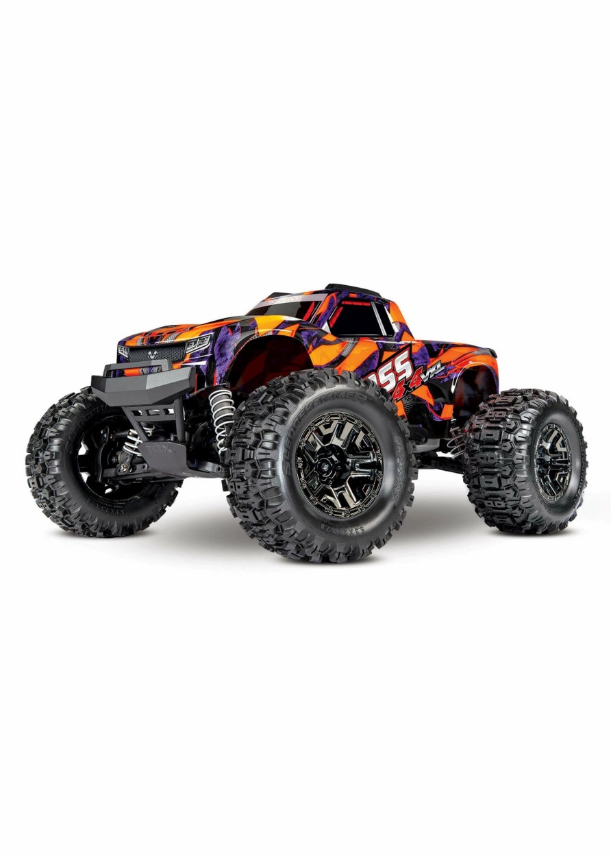 Cars & Trucks * | Traxxas 1/10 Hoss 4X4 Vxl Rtr Monster Truck Orange