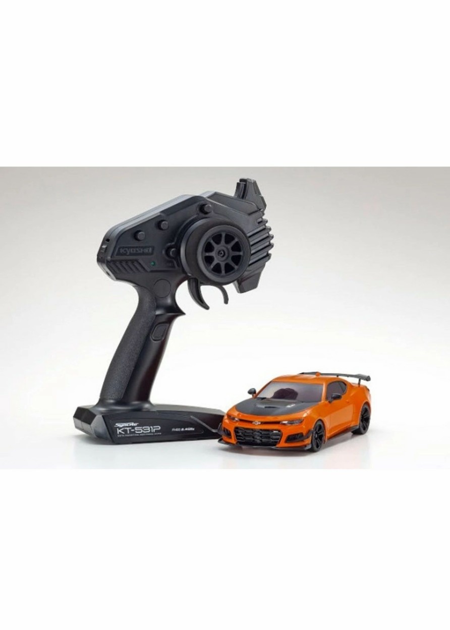 Cars & Trucks * | Kyosho 32339Or Mini-Z Rwd Camaro Zl1 Orange Crush W/Led Lights Readyset