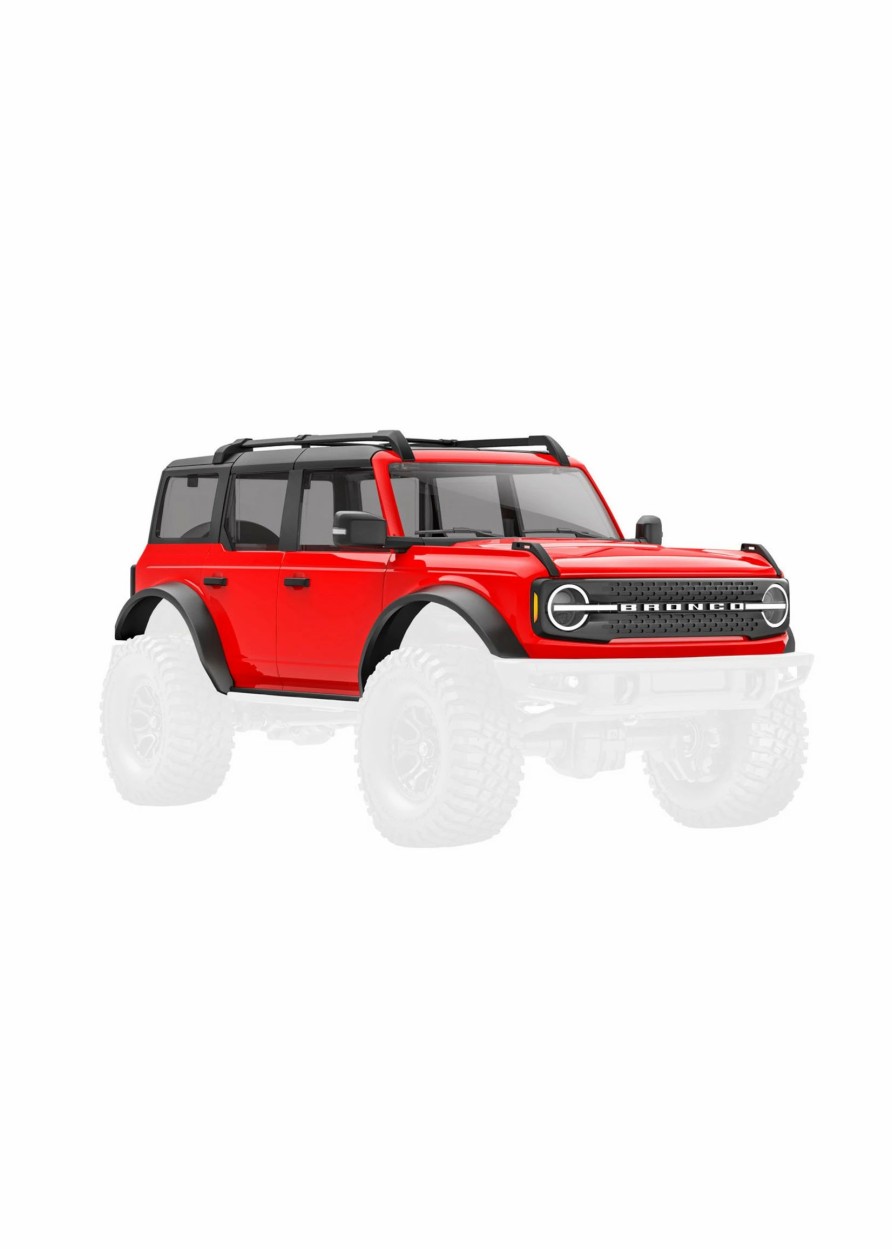 Cars & Trucks * | Traxxas 9711-Red Trx-4M Ford Bronco Body Red