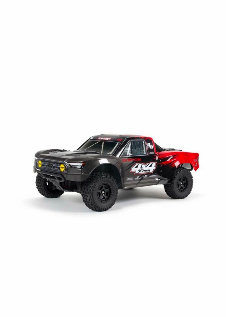 Cars & Trucks * | Arrma 1/10 Senton 4X4 V3 Mega 550 Brushed Short Course Truck Rtr Red