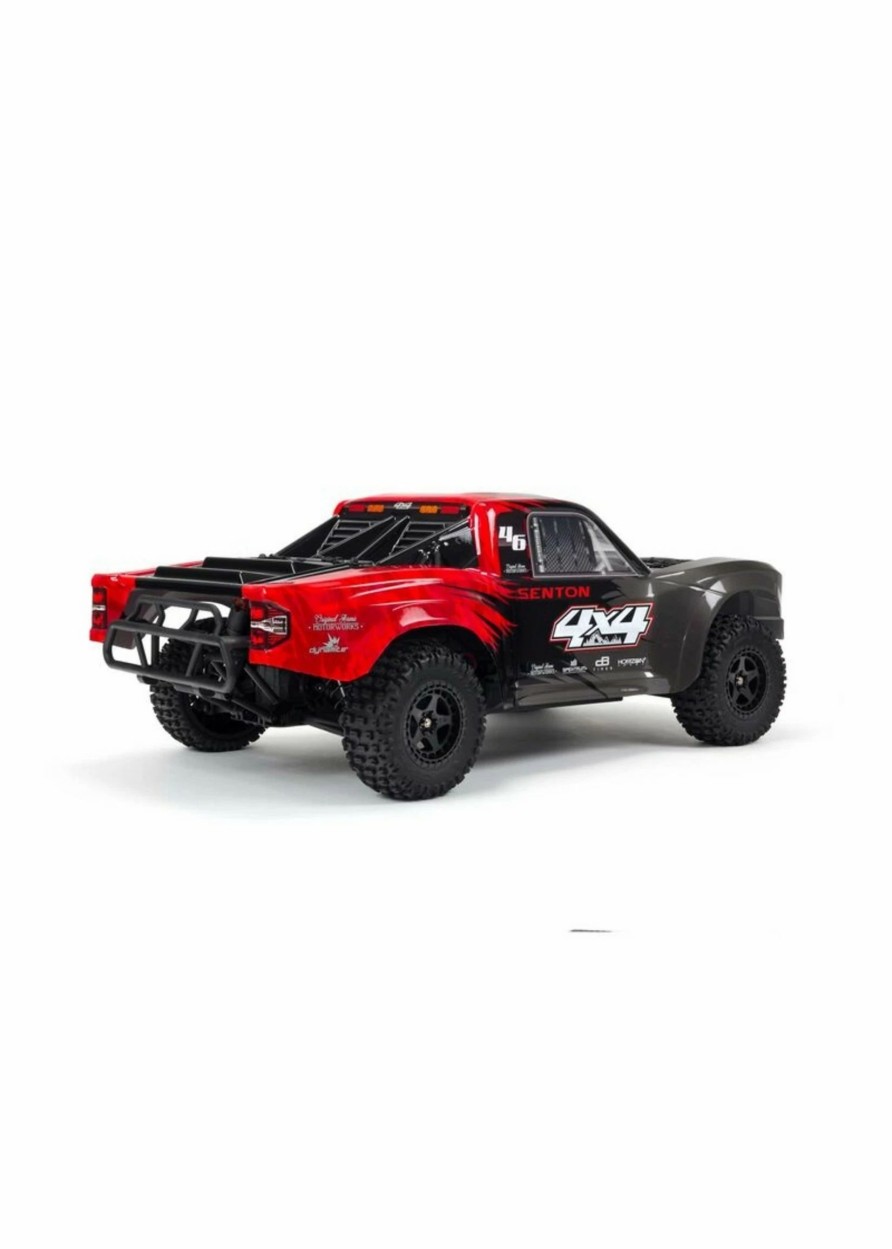 Cars & Trucks * | Arrma 1/10 Senton 4X4 V3 Mega 550 Brushed Short Course Truck Rtr Red