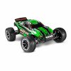 Cars & Trucks * | Traxxas 1/10 Rustler 2Wd Rtr Stadium Truck With Lights Green