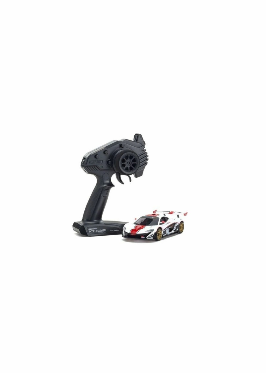 Cars & Trucks * | Kyosho 32324Wr Mini-Z Rwd Mclaren P1 Gtr White/Red Mr-03 Readyset