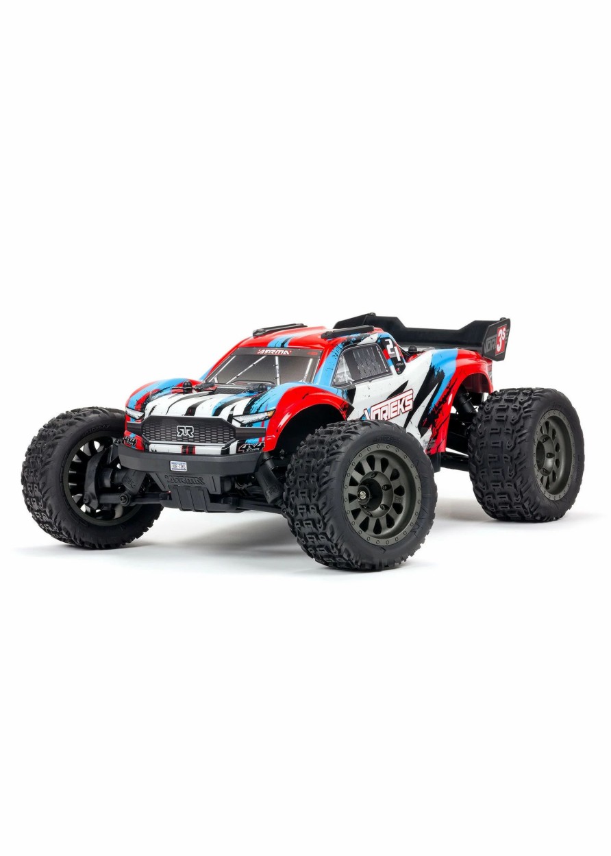 Cars & Trucks * | Arrma 1/10 Vorteks 4X4 3S Blx Stadium Truck Rtr Red