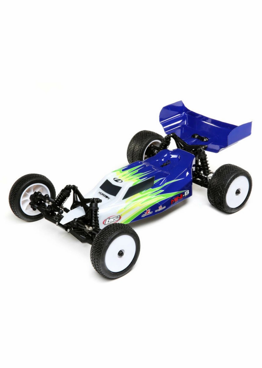 Cars & Trucks * | Losi 1/16 Mini-B Brushed 2Wd Rtr Buggy Blue/White