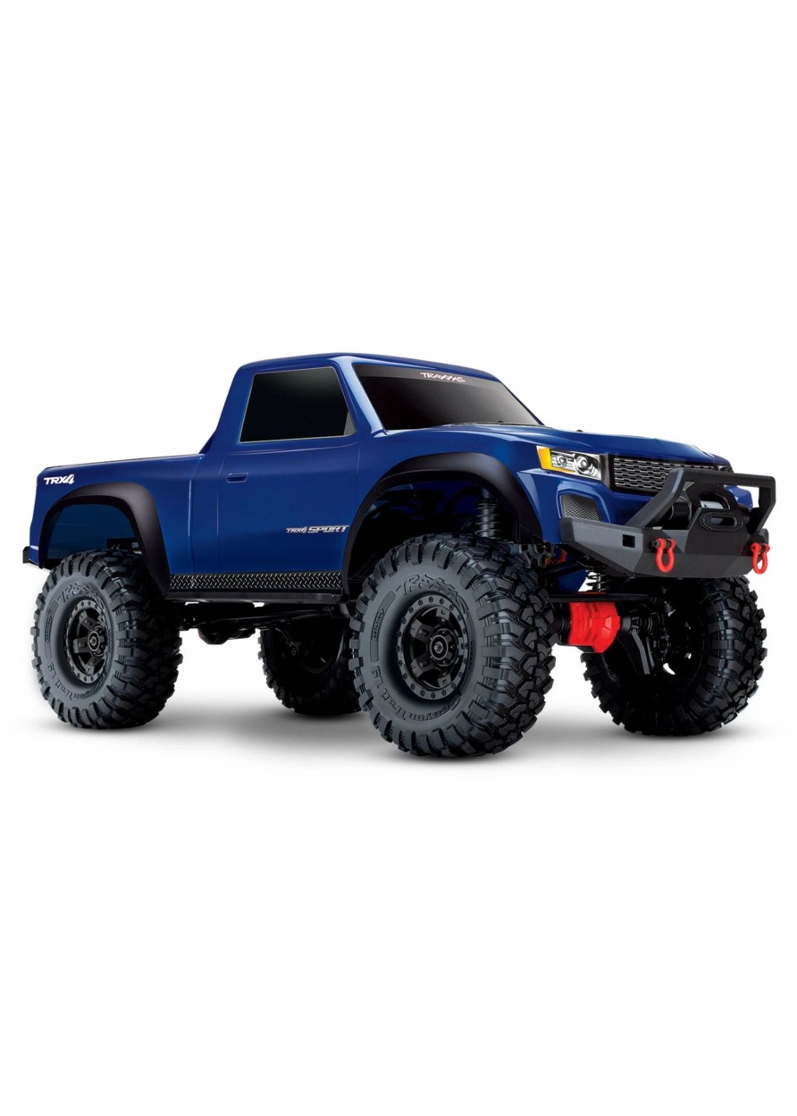 Cars & Trucks * | Traxxas 1/10 Trx-4 Sport Rtr 4X4 Crawler Blue