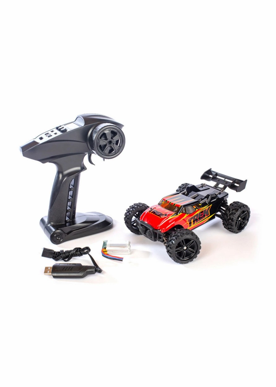 Cars & Trucks * | Rage Rc 1/24 Mini Trek Rtr Truggy Red