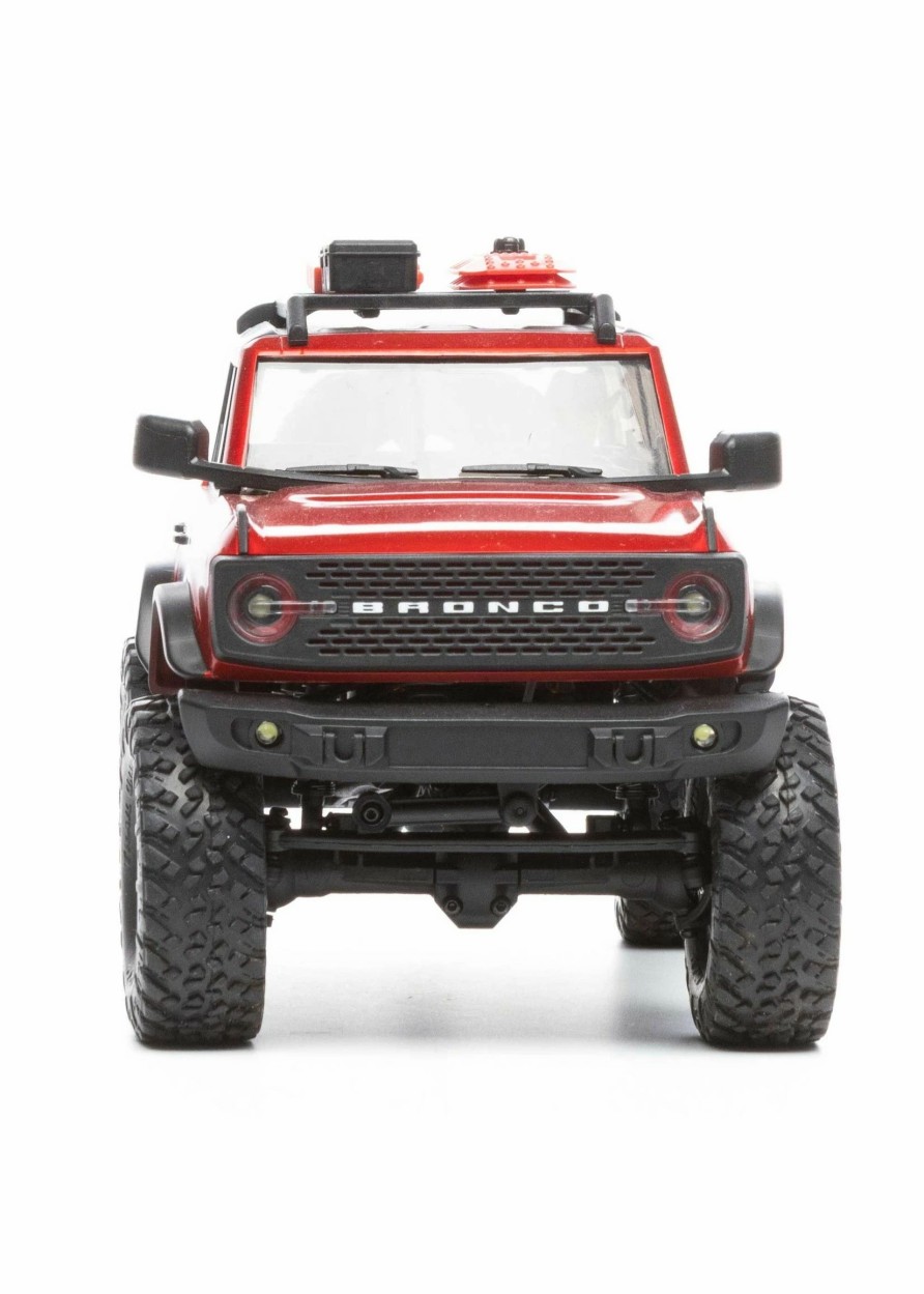 Cars & Trucks * | Axial 1/24 Scx24 2021 Ford Bronco 4Wd Truck Brushed Rtr Red