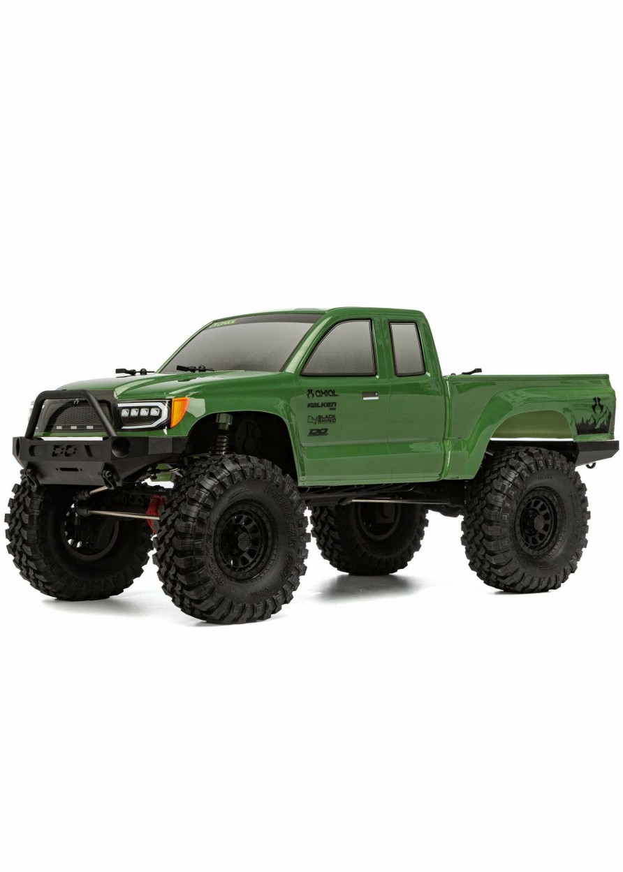 Cars & Trucks * | Axial 1/10 Scx10 Iii Base Camp 4Wd Rock Crawler Brushed Rtr Green